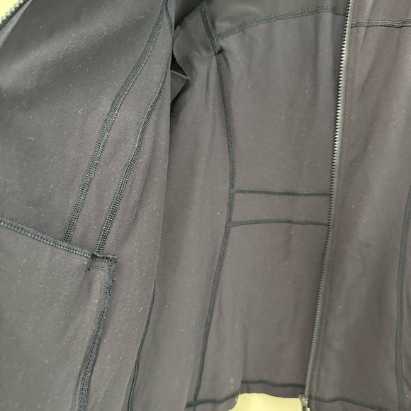Lululemon Define Full Zip Mock Neck Long Sleeve Jacket Navy Women's 12 - Picture 9 of 16